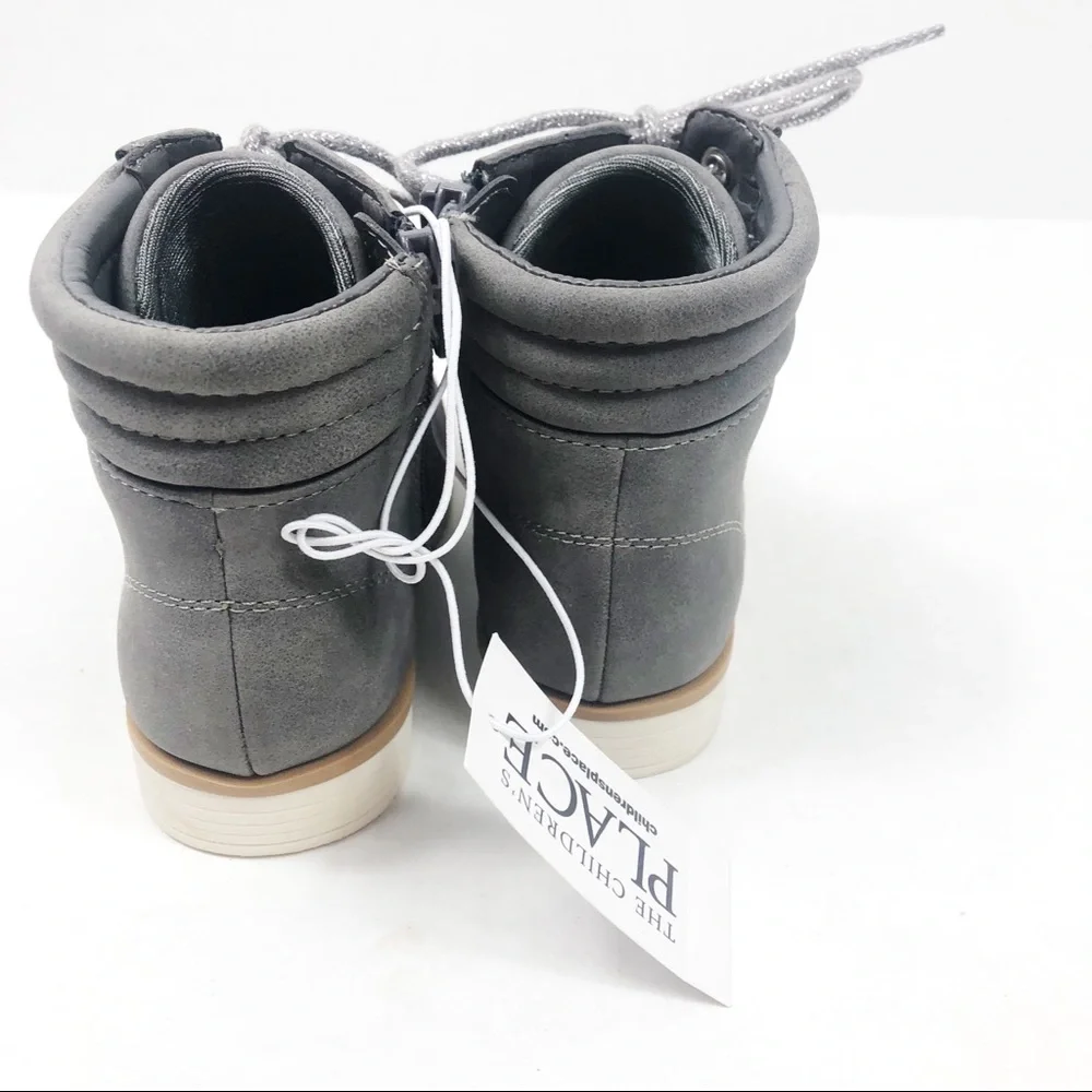 NWT The Children's Place Toddler Ankle Bootie | Grey | Size 9